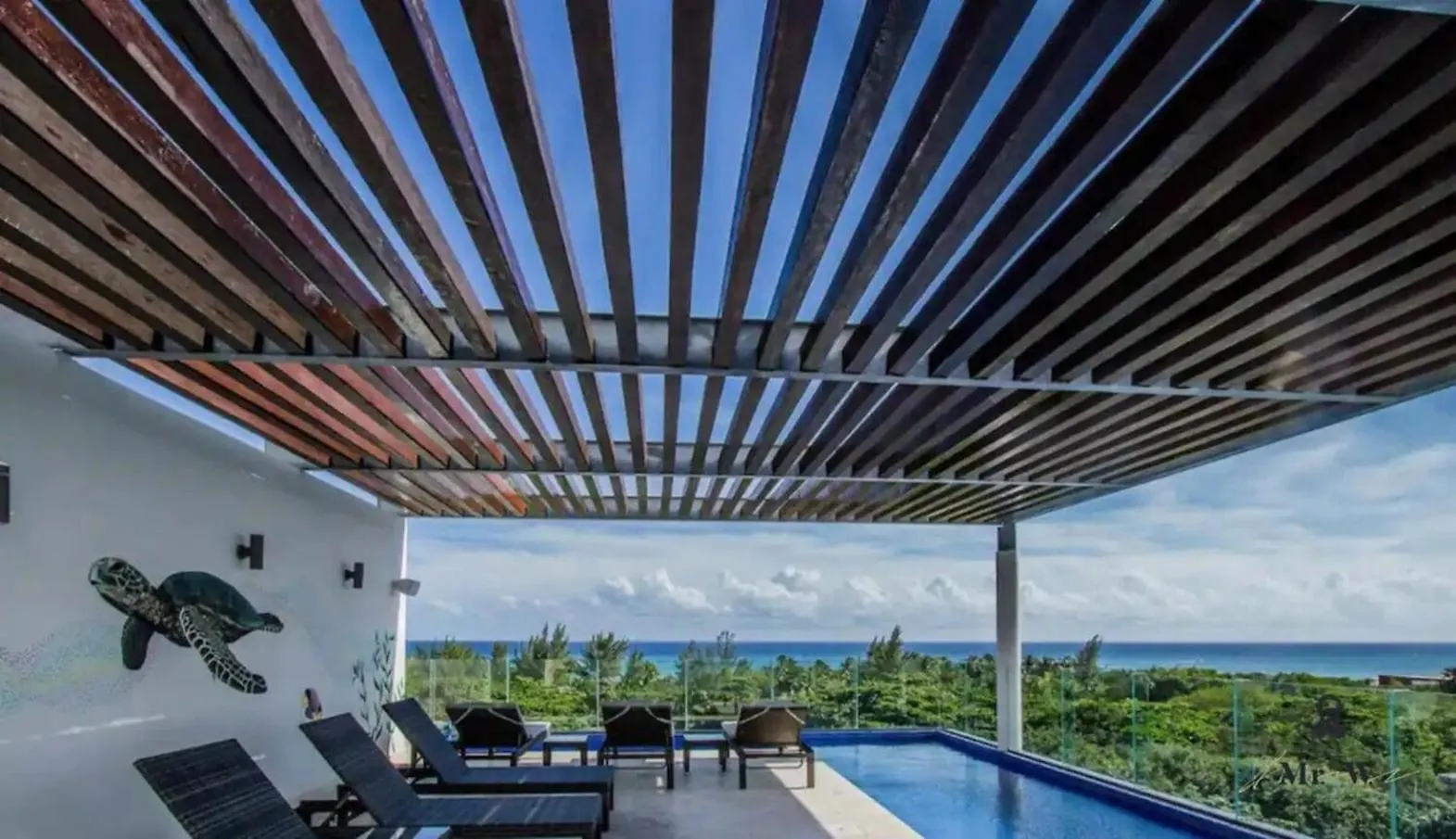 شقة Oceanview Rooftop Pool Spa Tub Steps To Beach بلايا ديل كارمن